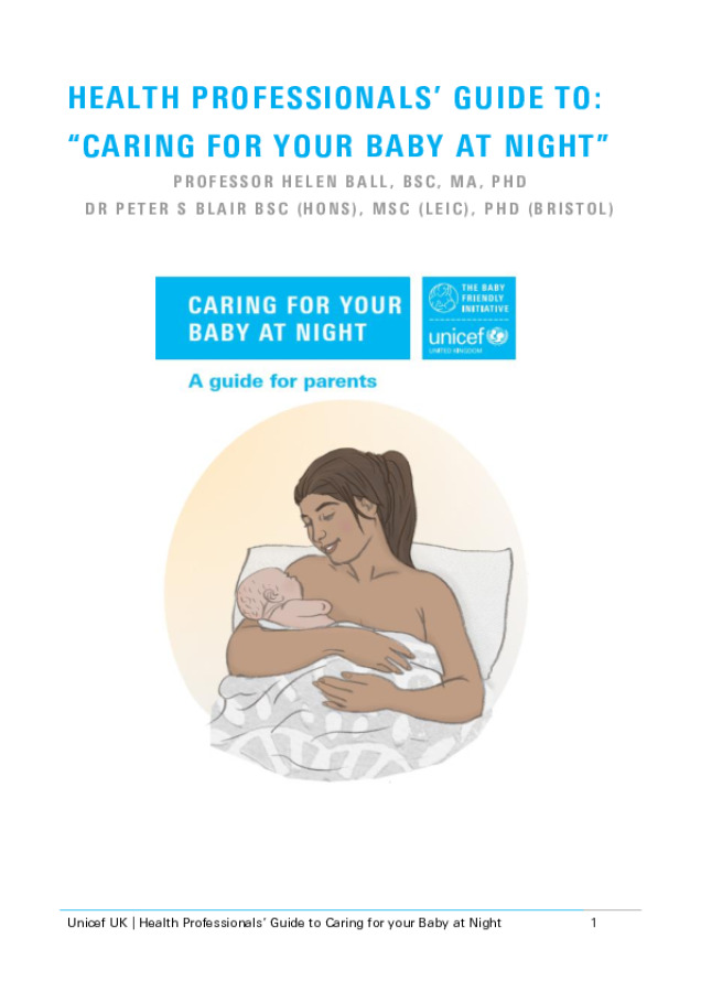 Caring for your Baby at Night - Professionals Guide