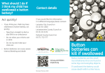 Button Battery Safety Leaflet
