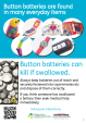 Button Battery Safety Poster