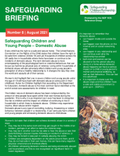 Safeguarding Briefing Number 8 - August 2021
