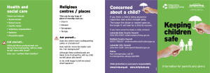 Keeping Children Safe leaflet