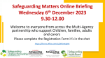 6th December 2023 Safeguarding Matters Briefing