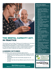 The Mental Capacity Act: In Practice Course
